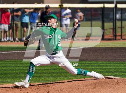 Thumbnail 2 in West Vigo vs. Brebeuf Jesuit Preparatory (IHSAA 3A Regional Semi-Final) photogallery.