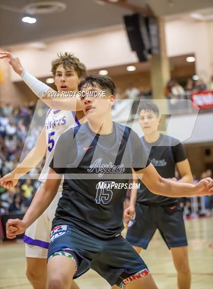 Thumbnail 2 in St. Augustine vs. Montgomery (CIF SDS Open Championship) photogallery.