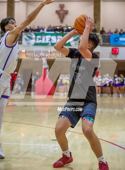 Thumbnail 1 in St. Augustine vs. Montgomery (CIF SDS Open Championship) photogallery.
