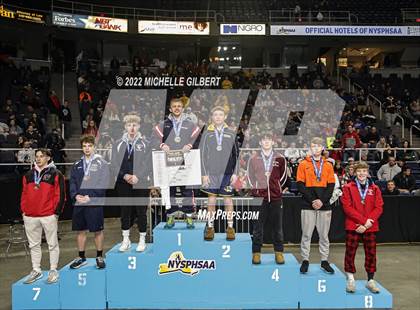 Thumbnail 3 in NYSPHSAA D2 State Championship Wrestling Awards photogallery.