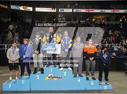 Thumbnail 2 in NYSPHSAA D2 State Championship Wrestling Awards photogallery.