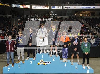 Thumbnail 2 in NYSPHSAA D2 State Championship Wrestling Awards photogallery.