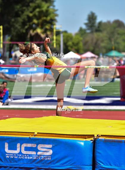 Thumbnail 2 in CIF CCS Trials (Girls High Jump) photogallery.