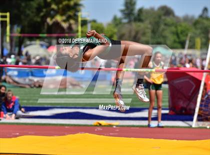 Thumbnail 2 in CIF CCS Trials (Girls High Jump) photogallery.