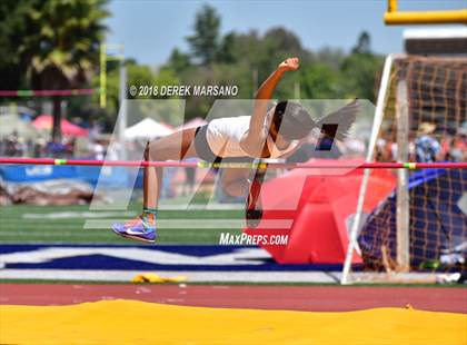 Thumbnail 1 in CIF CCS Trials (Girls High Jump) photogallery.