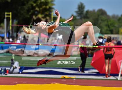 Thumbnail 2 in CIF CCS Trials (Girls High Jump) photogallery.
