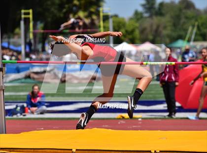 Thumbnail 2 in CIF CCS Trials (Girls High Jump) photogallery.