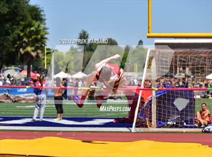 Thumbnail 1 in CIF CCS Trials (Girls High Jump) photogallery.