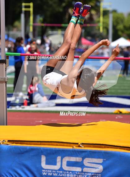 Thumbnail 3 in CIF CCS Trials (Girls High Jump) photogallery.