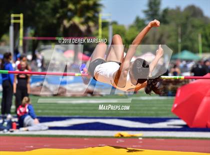 Thumbnail 2 in CIF CCS Trials (Girls High Jump) photogallery.