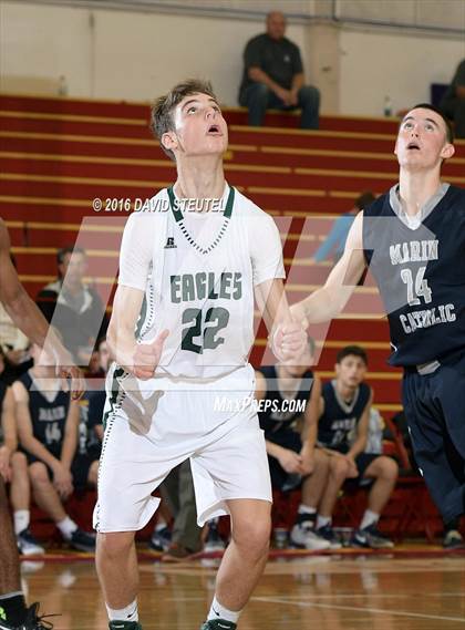 Thumbnail 2 in Marin Catholic vs. Eliot Christian (Fr. Barry Christmas Classic) photogallery.