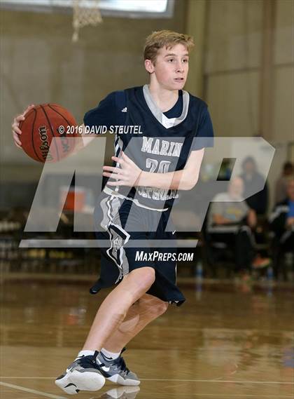 Thumbnail 2 in Marin Catholic vs. Eliot Christian (Fr. Barry Christmas Classic) photogallery.