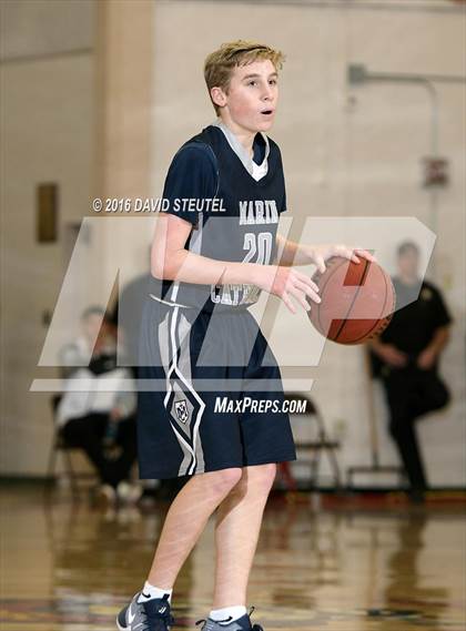 Thumbnail 2 in Marin Catholic vs. Eliot Christian (Fr. Barry Christmas Classic) photogallery.
