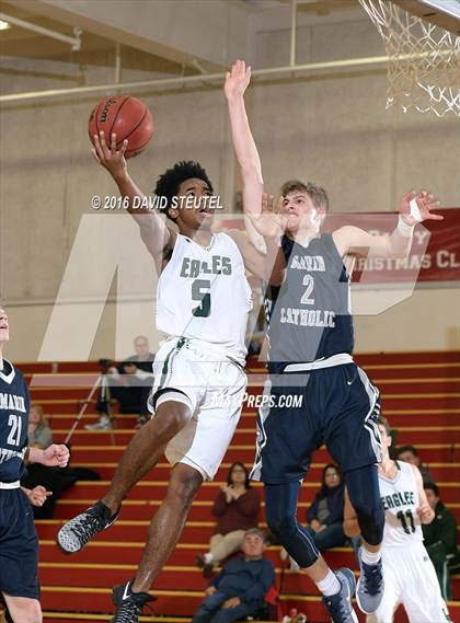 Thumbnail 1 in Marin Catholic vs. Eliot Christian (Fr. Barry Christmas Classic) photogallery.