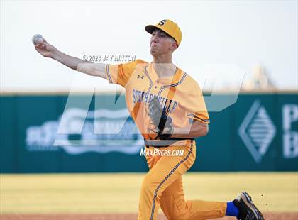 Thumbnail 1 in Krum @ Stephenville (UIL Baseball 4A Region 1 Regional Quarterfinal - Game 1) photogallery.