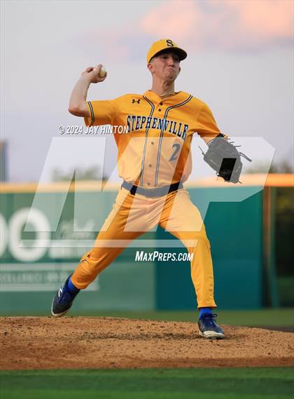 Thumbnail 1 in Krum @ Stephenville (UIL Baseball 4A Region 1 Regional Quarterfinal - Game 1) photogallery.