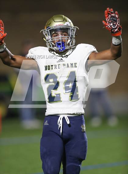 Thumbnail 1 in Notre Dame (SO) @ La Habra (CIF SS D2 Playoff) photogallery.