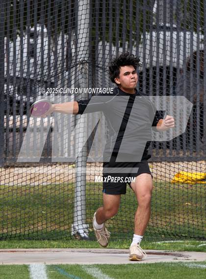 Thumbnail 1 in Devon Allen Invitational (Discus) photogallery.