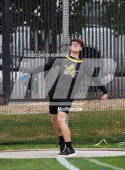 Thumbnail 2 in Devon Allen Invitational (Discus) photogallery.