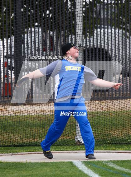 Thumbnail 2 in Devon Allen Invitational (Discus) photogallery.