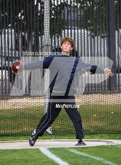 Thumbnail 3 in Devon Allen Invitational (Discus) photogallery.
