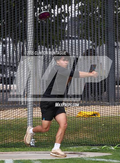 Thumbnail 2 in Devon Allen Invitational (Discus) photogallery.