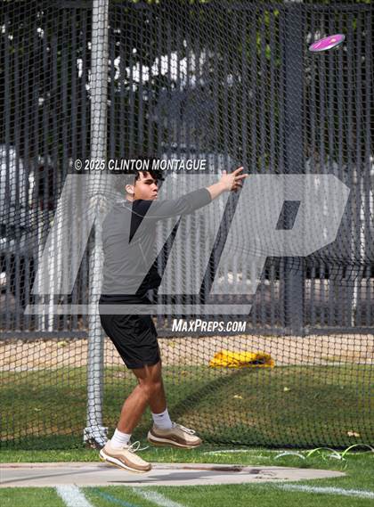 Thumbnail 2 in Devon Allen Invitational (Discus) photogallery.