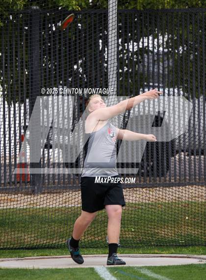 Thumbnail 2 in Devon Allen Invitational (Discus) photogallery.