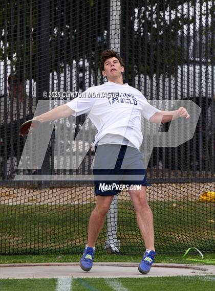 Thumbnail 2 in Devon Allen Invitational (Discus) photogallery.