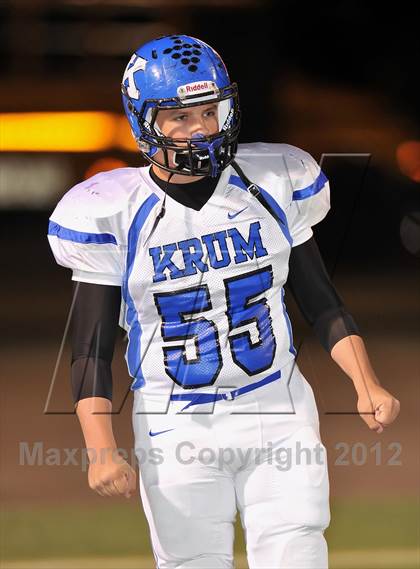 Thumbnail 3 in Celina vs. Krum (UIL 3A Division 2 Bi-District Playoff) photogallery.