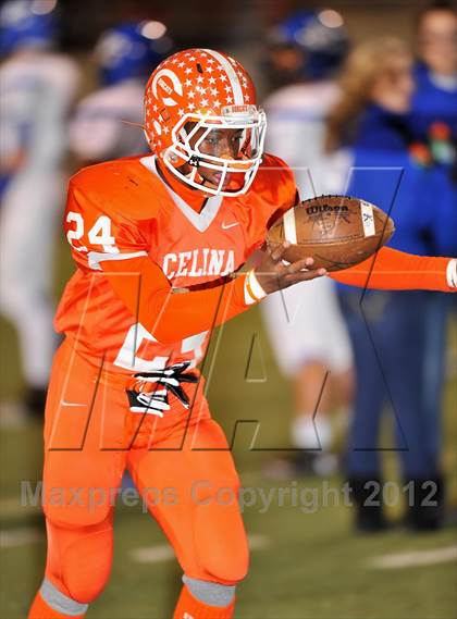 Thumbnail 2 in Celina vs. Krum (UIL 3A Division 2 Bi-District Playoff) photogallery.