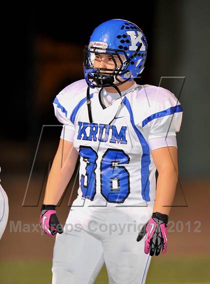 Thumbnail 3 in Celina vs. Krum (UIL 3A Division 2 Bi-District Playoff) photogallery.