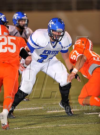 Thumbnail 2 in Celina vs. Krum (UIL 3A Division 2 Bi-District Playoff) photogallery.