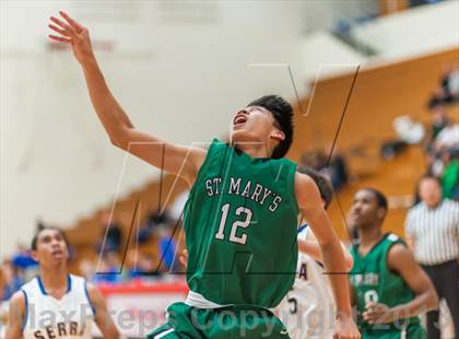 Thumbnail 1 in St. Mary's vs. Serra (Catholic School Winter Classic) photogallery.