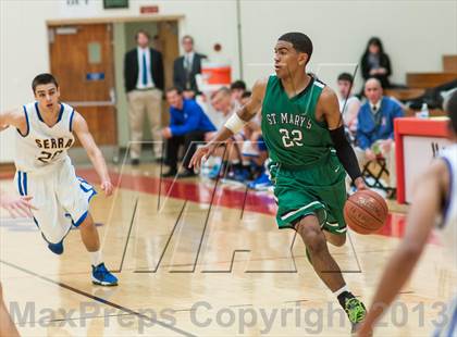 Thumbnail 2 in St. Mary's vs. Serra (Catholic School Winter Classic) photogallery.