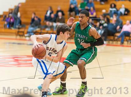 Thumbnail 2 in St. Mary's vs. Serra (Catholic School Winter Classic) photogallery.