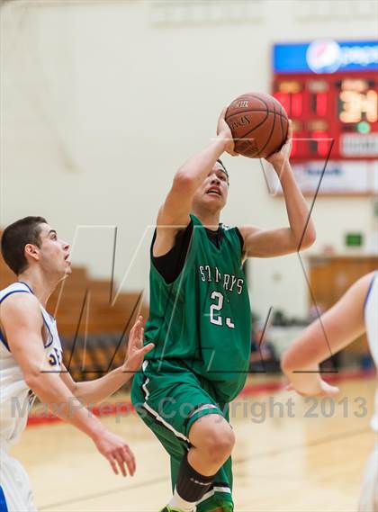 Thumbnail 3 in St. Mary's vs. Serra (Catholic School Winter Classic) photogallery.