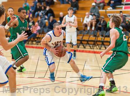 Thumbnail 3 in St. Mary's vs. Serra (Catholic School Winter Classic) photogallery.