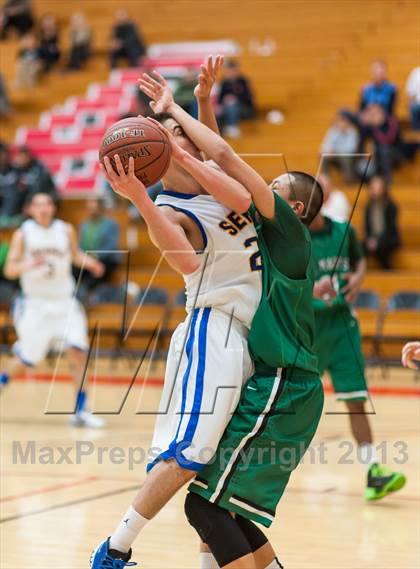 Thumbnail 1 in St. Mary's vs. Serra (Catholic School Winter Classic) photogallery.