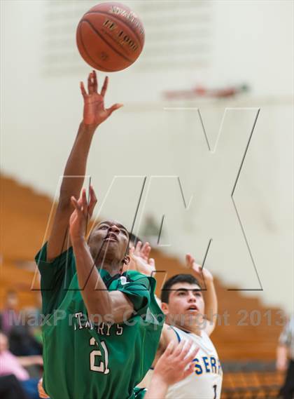 Thumbnail 3 in St. Mary's vs. Serra (Catholic School Winter Classic) photogallery.