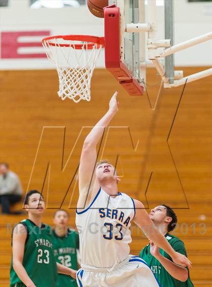 Thumbnail 2 in St. Mary's vs. Serra (Catholic School Winter Classic) photogallery.