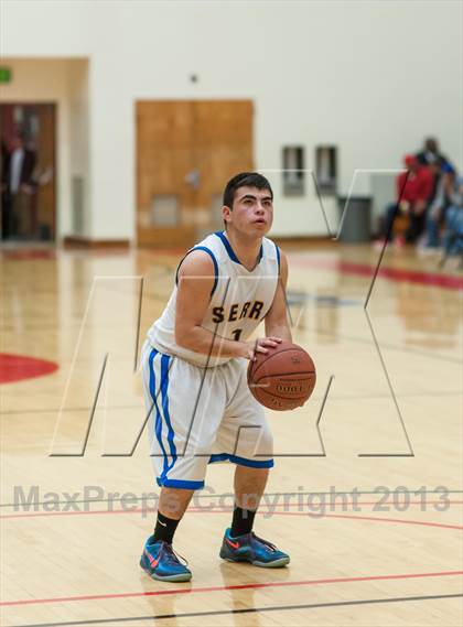 Thumbnail 2 in St. Mary's vs. Serra (Catholic School Winter Classic) photogallery.