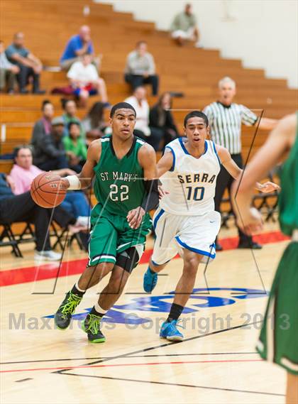 Thumbnail 2 in St. Mary's vs. Serra (Catholic School Winter Classic) photogallery.