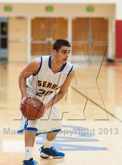 Thumbnail 3 in St. Mary's vs. Serra (Catholic School Winter Classic) photogallery.