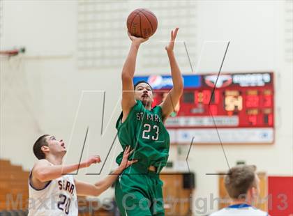 Thumbnail 1 in St. Mary's vs. Serra (Catholic School Winter Classic) photogallery.