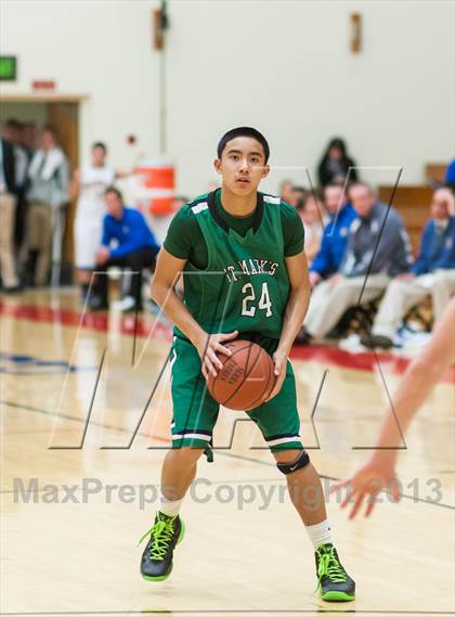 Thumbnail 2 in St. Mary's vs. Serra (Catholic School Winter Classic) photogallery.