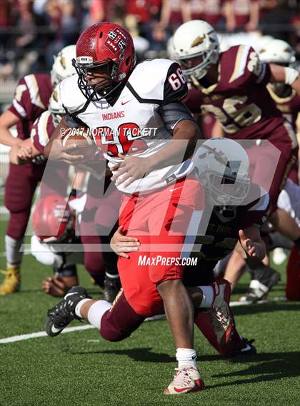 Thumbnail 2 in Hoxie vs St. Paul (KSHSAA 8M D1 Final) photogallery.