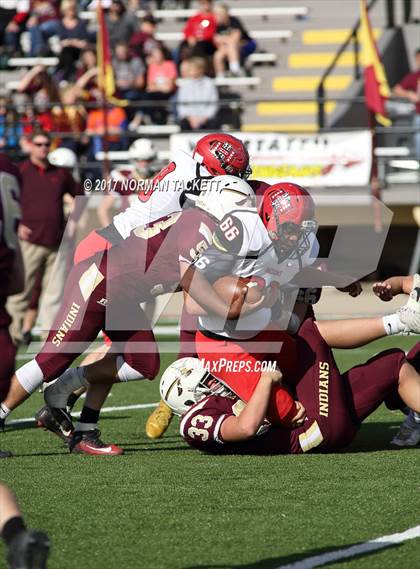 Thumbnail 2 in Hoxie vs St. Paul (KSHSAA 8M D1 Final) photogallery.