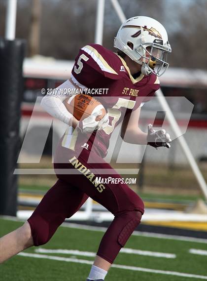 Thumbnail 2 in Hoxie vs St. Paul (KSHSAA 8M D1 Final) photogallery.