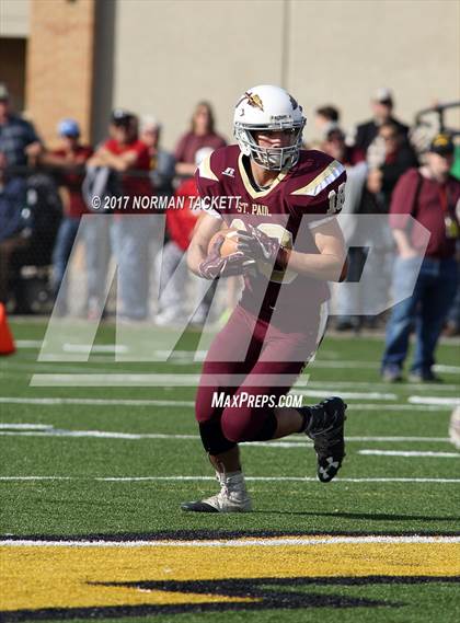 Thumbnail 2 in Hoxie vs St. Paul (KSHSAA 8M D1 Final) photogallery.